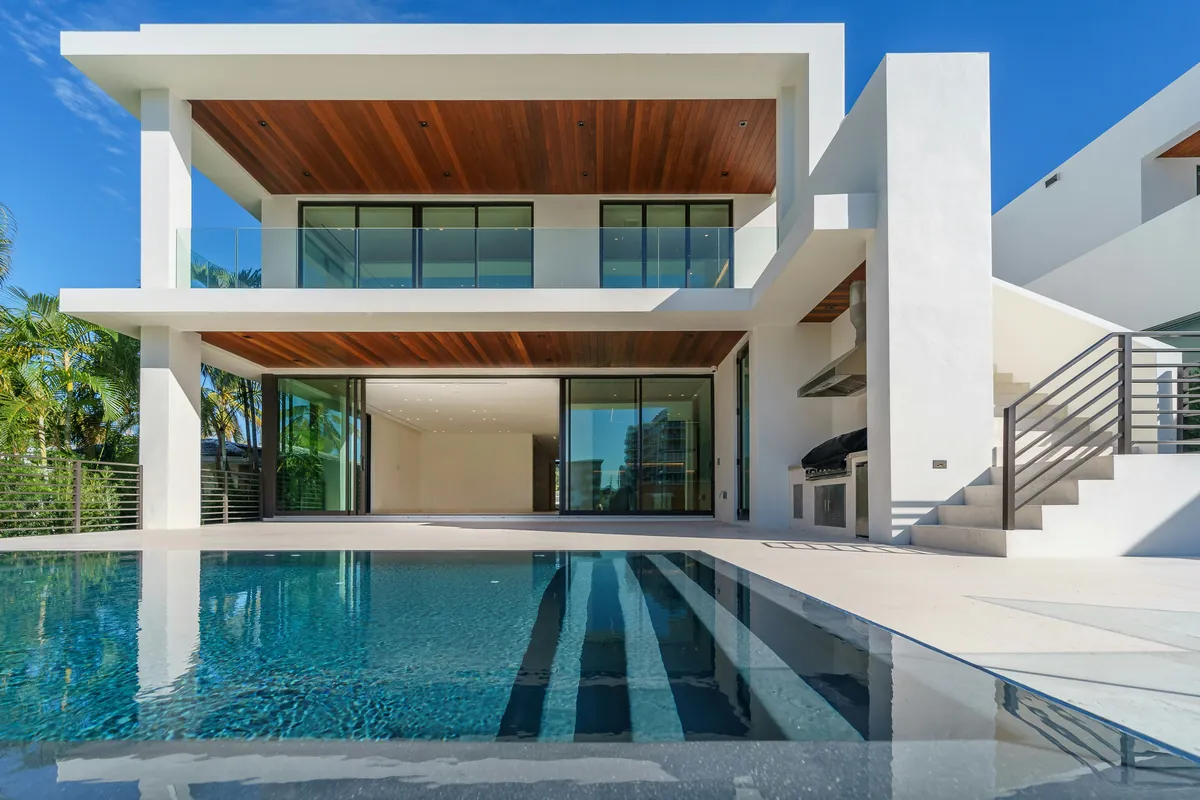 Arquitetura residencial premium, casa contemporânea